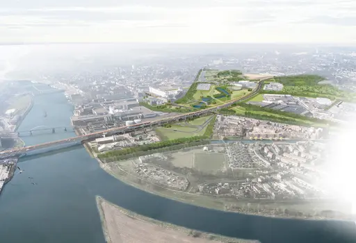 Verbeelding van de nieuwe positie en aan