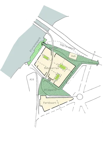 Een hoogstedelijke, maar toch groene wij